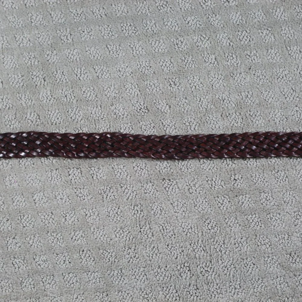 Vintage 90's Limited Woven Leather Belt 38